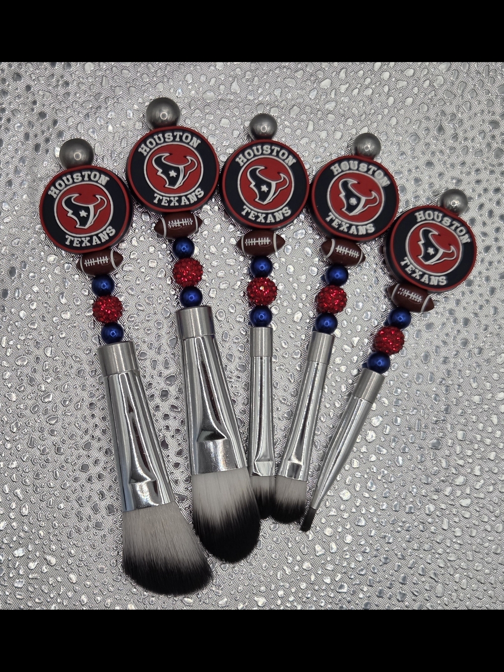Houston Texans Makeup Brush Set - Red and Blue